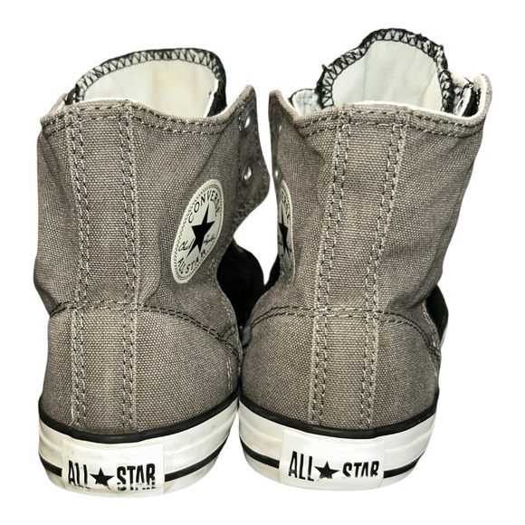 Converse Unisex 717659F fashion-sneakers  Black and Gray High-Top Sneakers - Picture 2 of 10